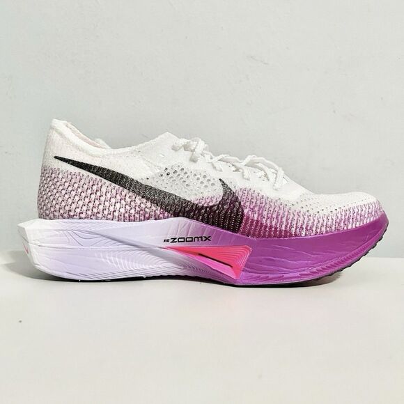 Nike ZoomX VaporFly Next% 3 "White Vivid Purple” Men's Size 11 Running Shoes - Picture 2 of 8